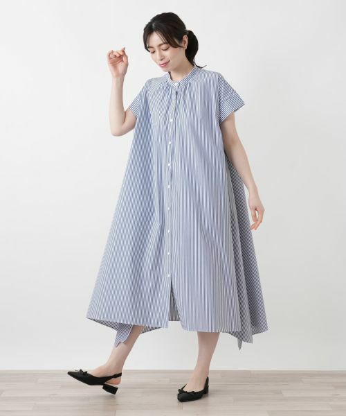 Leilian / レリアン ドレス | ストライプシャツワンピース【26年3月カタログ】 | 詳細22