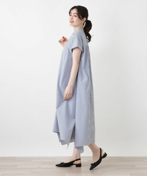 Leilian / レリアン ドレス | ストライプシャツワンピース【26年3月カタログ】 | 詳細23