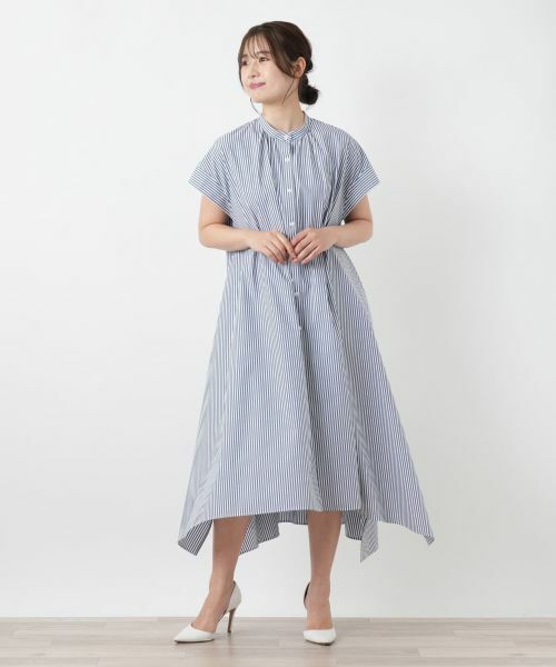 Leilian / レリアン ドレス | ストライプシャツワンピース【26年3月カタログ】 | 詳細3