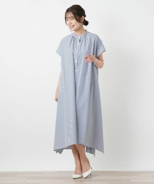 Leilian / レリアン ドレス | ストライプシャツワンピース【26年3月カタログ】 | 詳細5