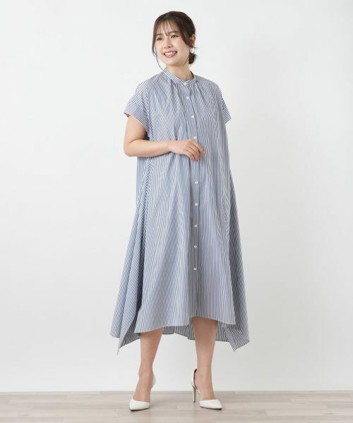 Leilian / レリアン ドレス | ストライプシャツワンピース【26年3月カタログ】 | 詳細7