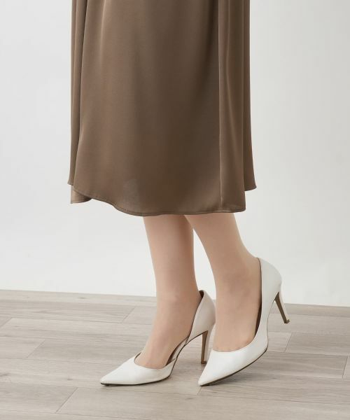 Leilian / レリアン ドレス | サテンベルテッドワンピース | 詳細20