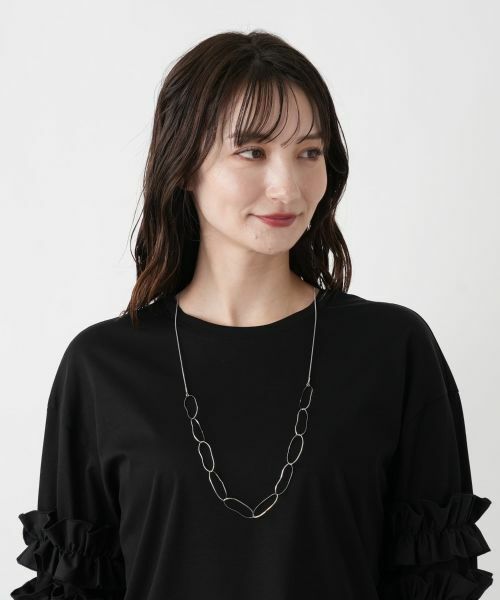 Leilian / レリアン ネックレス・ペンダント・チョーカー | フープデザインロングネックレス | 詳細6