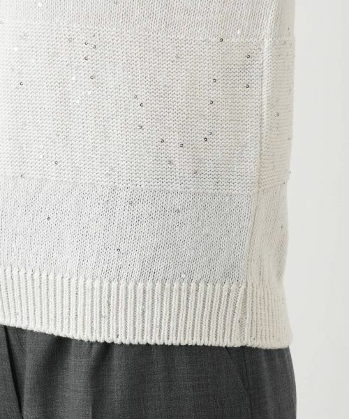 Leilian / レリアン ニット・セーター | ラメクルーネックニット | 詳細13