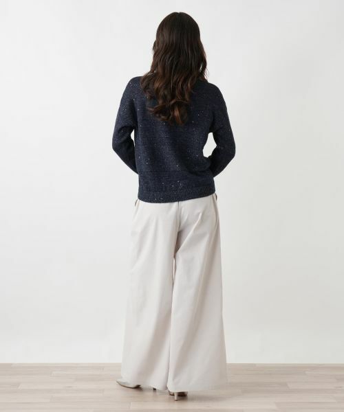 Leilian / レリアン ニット・セーター | ラメクルーネックニット | 詳細3