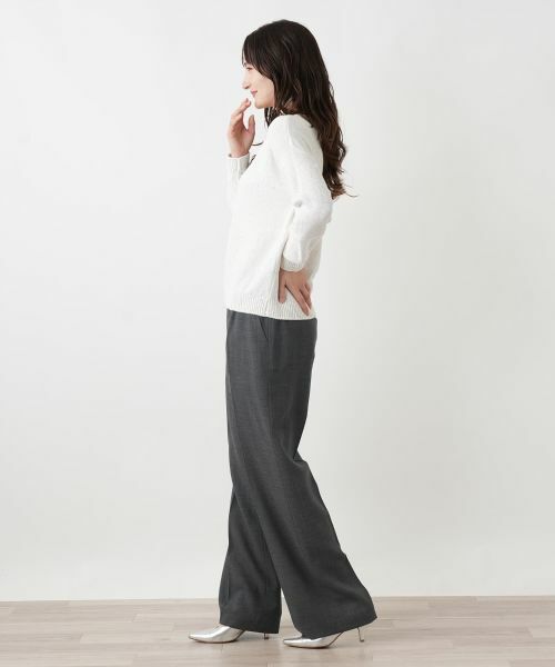 Leilian / レリアン ニット・セーター | ラメクルーネックニット | 詳細5