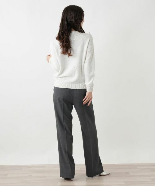Leilian / レリアン ニット・セーター | ラメクルーネックニット | 詳細6