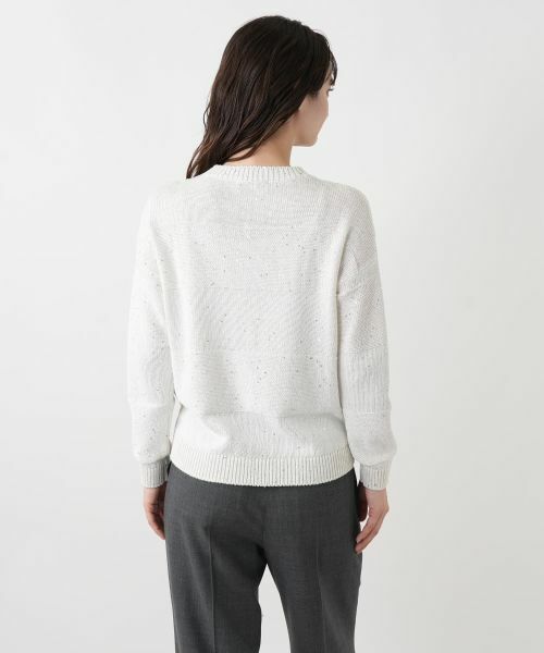 Leilian / レリアン ニット・セーター | ラメクルーネックニット | 詳細9