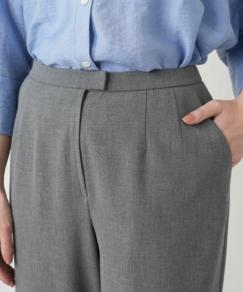 Leilian / レリアン その他パンツ | タブフロントストレートパンツ | 詳細7