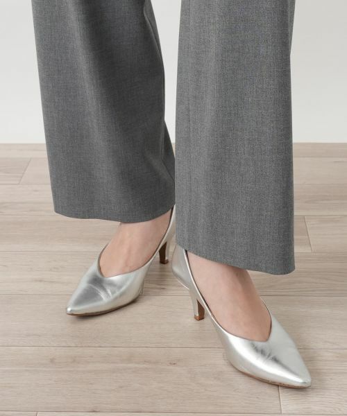 Leilian / レリアン その他パンツ | タブフロントストレートパンツ | 詳細8