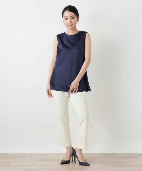 Leilian / レリアン その他パンツ | ストレッチクロップドパンツ | 詳細1