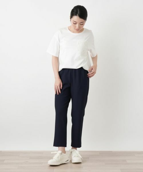 Leilian / レリアン その他パンツ | ストレッチクロップドパンツ | 詳細10