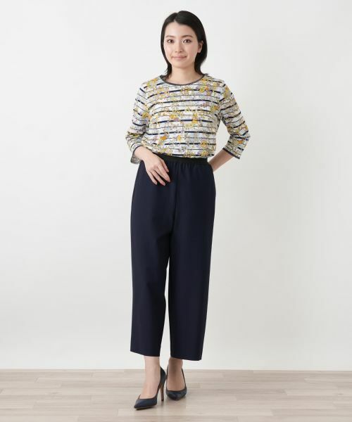 Leilian / レリアン その他パンツ | ストレッチワイドパンツ | 詳細10