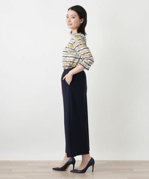 Leilian / レリアン その他パンツ | ストレッチワイドパンツ | 詳細11