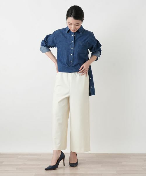 Leilian / レリアン その他パンツ | ストレッチワイドパンツ | 詳細4