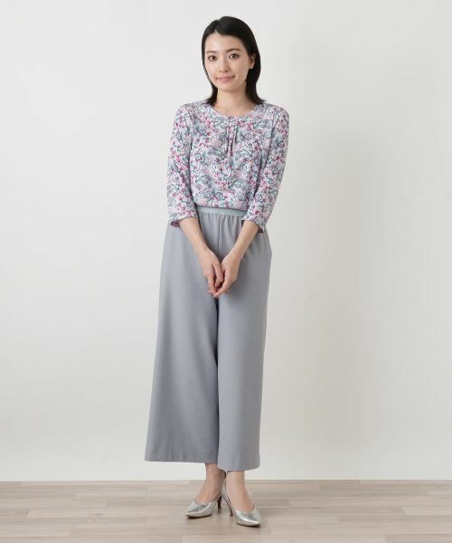 Leilian / レリアン その他パンツ | ストレッチワイドパンツ | 詳細7