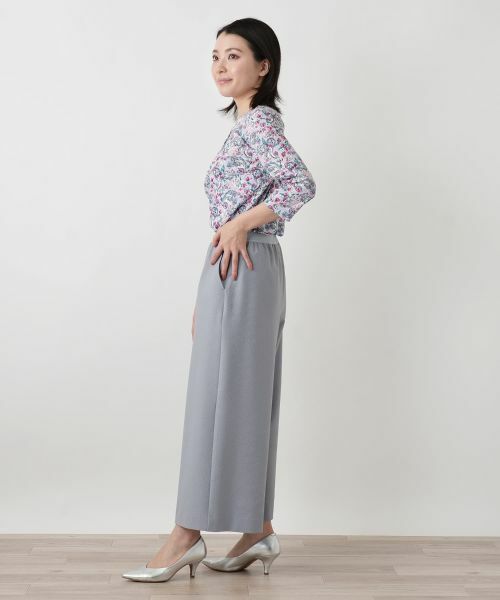 Leilian / レリアン その他パンツ | ストレッチワイドパンツ | 詳細8