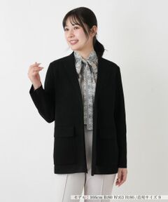 Leilian / レリアン テーラードジャケット | ノーボタンジャケット【ROCHAS Premiere】