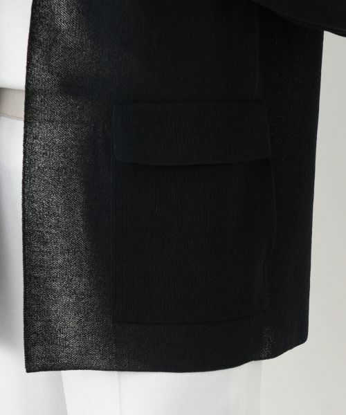 Leilian / レリアン テーラードジャケット | ノーボタンジャケット【ROCHAS Premiere】 | 詳細13