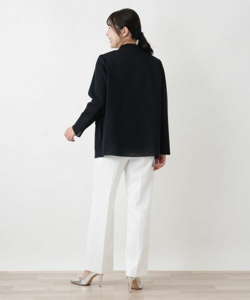 Leilian / レリアン テーラードジャケット | ノーボタンジャケット【ROCHAS Premiere】 | 詳細20