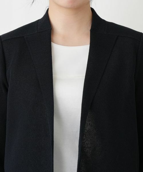 Leilian / レリアン テーラードジャケット | ノーボタンジャケット【ROCHAS Premiere】 | 詳細24