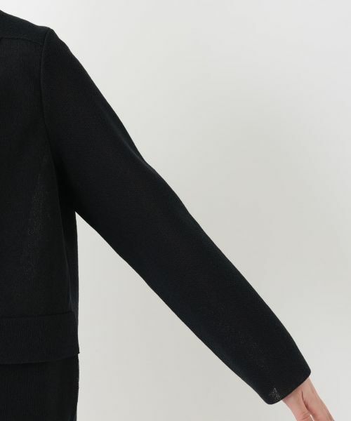 Leilian / レリアン テーラードジャケット | ノーボタンジャケット【ROCHAS Premiere】 | 詳細26