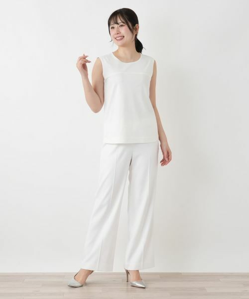 Leilian / レリアン カットソー | 切替タンクトップ | 詳細10