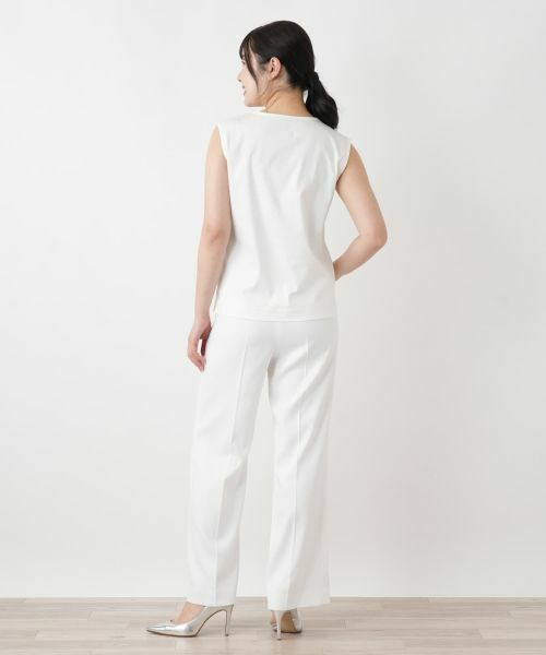 Leilian / レリアン カットソー | 切替タンクトップ | 詳細12