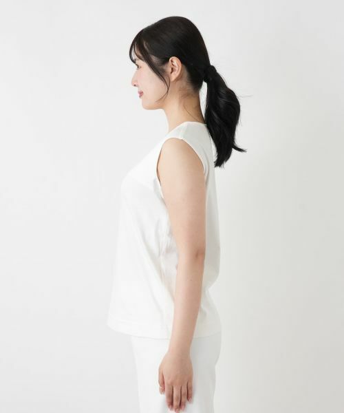 Leilian / レリアン カットソー | 切替タンクトップ | 詳細14