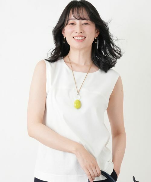 Leilian / レリアン カットソー | 切替タンクトップ | 詳細27