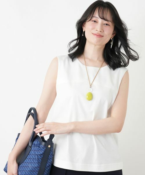 Leilian / レリアン カットソー | 切替タンクトップ | 詳細28