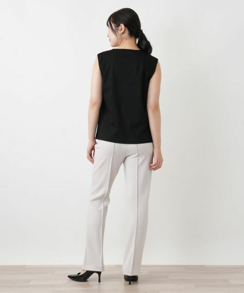 Leilian / レリアン カットソー | 切替タンクトップ | 詳細3