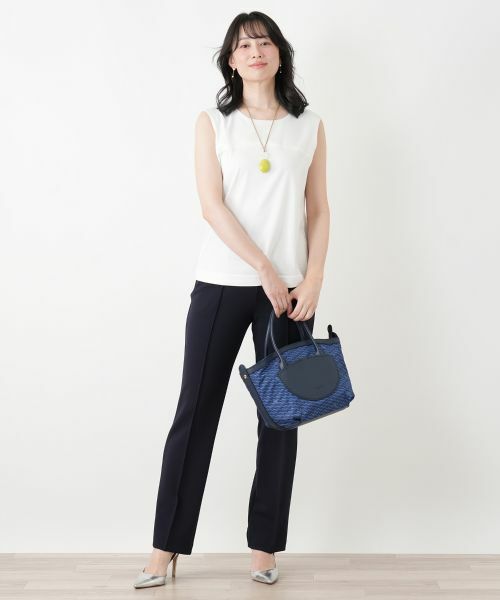 Leilian / レリアン カットソー | 切替タンクトップ | 詳細30