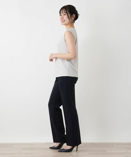 Leilian / レリアン カットソー | 切替タンクトップ | 詳細5