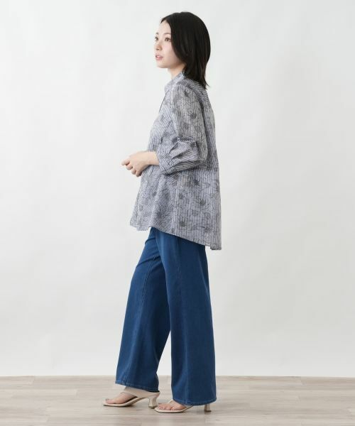 Leilian / レリアン デニムパンツ | デニムイージーパンツ【L JEANS】 | 詳細2