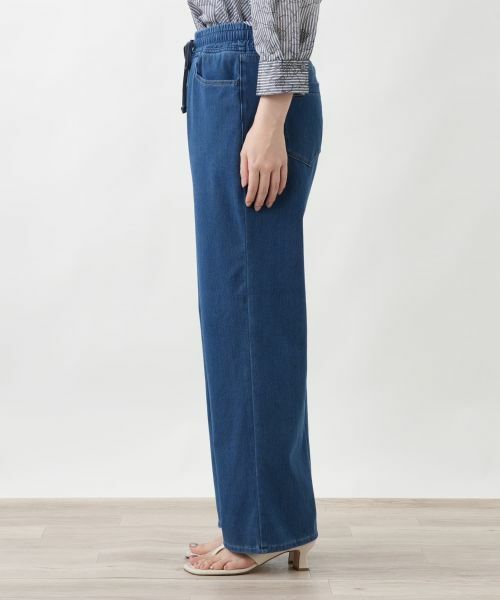 Leilian / レリアン デニムパンツ | デニムイージーパンツ【L JEANS】 | 詳細5