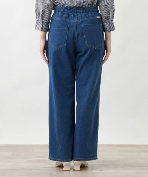 Leilian / レリアン デニムパンツ | デニムイージーパンツ【L JEANS】 | 詳細6