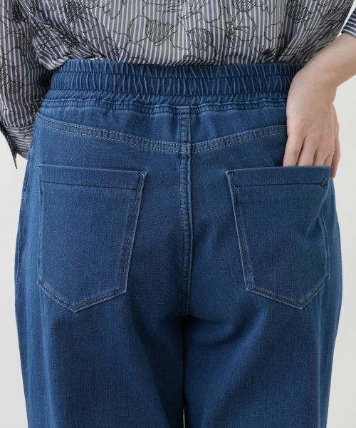 Leilian / レリアン デニムパンツ | デニムイージーパンツ【L JEANS】 | 詳細9
