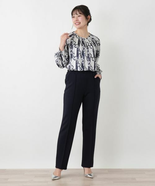 Leilian / レリアン その他パンツ | センタープレステーパードパンツ | 詳細1