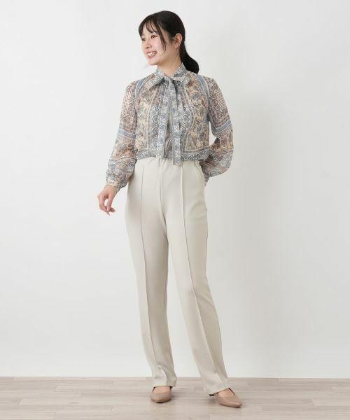 Leilian / レリアン その他パンツ | センタープレステーパードパンツ | 詳細10