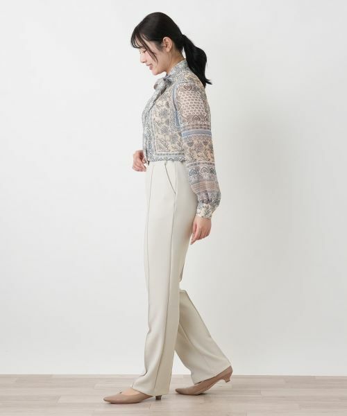 Leilian / レリアン その他パンツ | センタープレステーパードパンツ | 詳細11