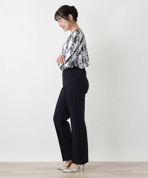 Leilian / レリアン その他パンツ | センタープレステーパードパンツ | 詳細2