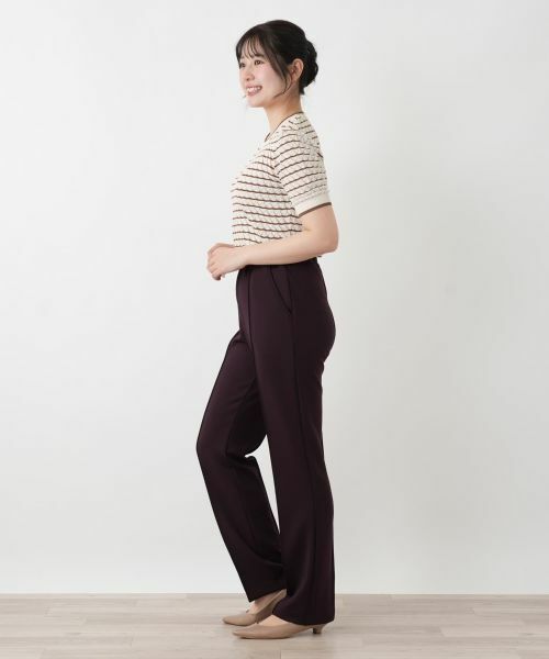 Leilian / レリアン その他パンツ | センタープレステーパードパンツ | 詳細21