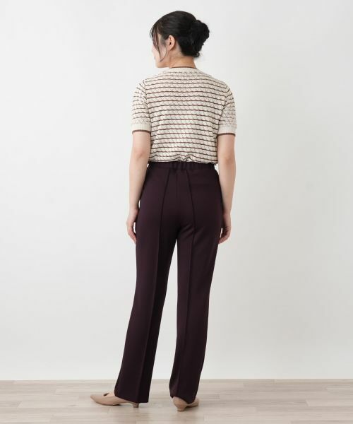 Leilian / レリアン その他パンツ | センタープレステーパードパンツ | 詳細22