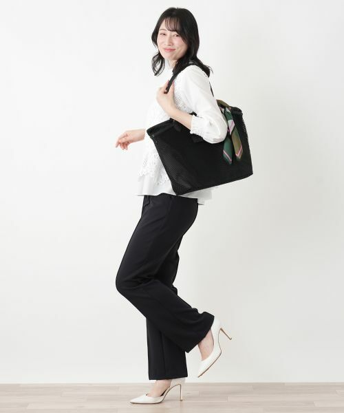 Leilian / レリアン その他パンツ | センタープレステーパードパンツ | 詳細23