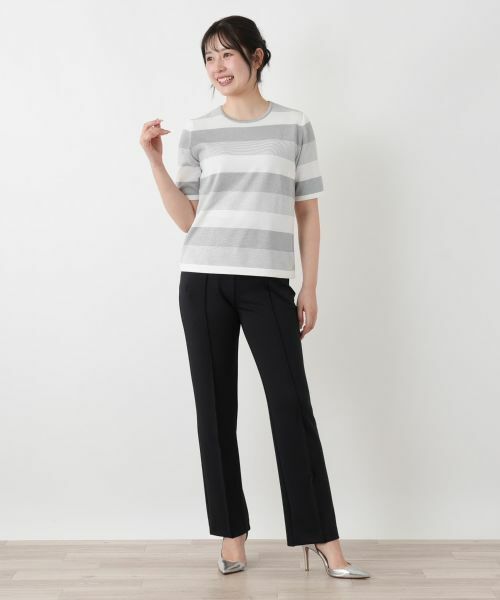 Leilian / レリアン その他パンツ | センタープレステーパードパンツ | 詳細26