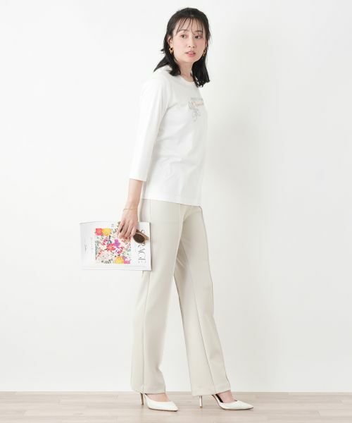 Leilian / レリアン その他パンツ | センタープレステーパードパンツ | 詳細30