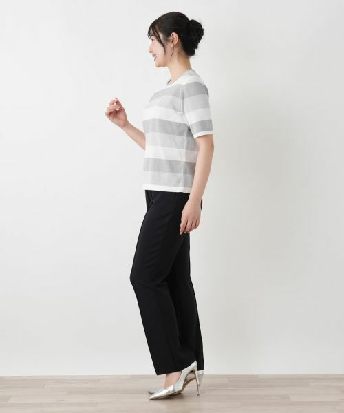 Leilian / レリアン その他パンツ | センタープレステーパードパンツ | 詳細8