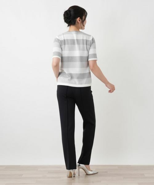 Leilian / レリアン その他パンツ | センタープレステーパードパンツ | 詳細9