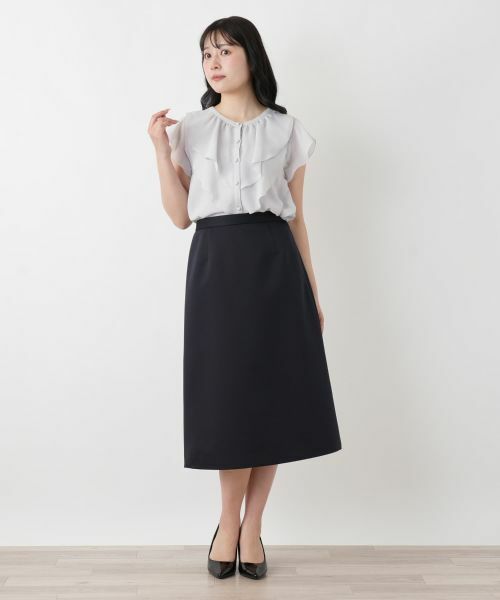 Leilian / レリアン ミニ・ひざ丈スカート | ミディスカート | 詳細1